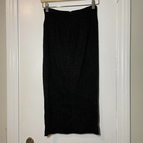 NWT ZARA High Waisted Knotted Midi Dress size XS - Picture 8 of 10